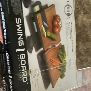 OXO Brown Nesting Swing Board Cutting Board Set